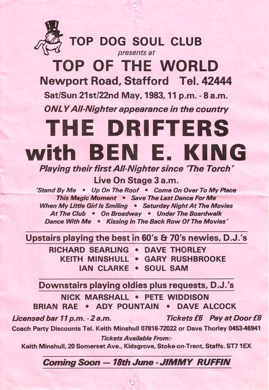 Stafford - Drifters (No Show) May 1983 No Show.jpg