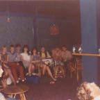  Barry Wilkes, upstairs at TOTW before they opened the main room at 2.00? This is about 1983 or very early 84 — with Debbie Wilkes and Amanda Baron (© Barry Wilkes)