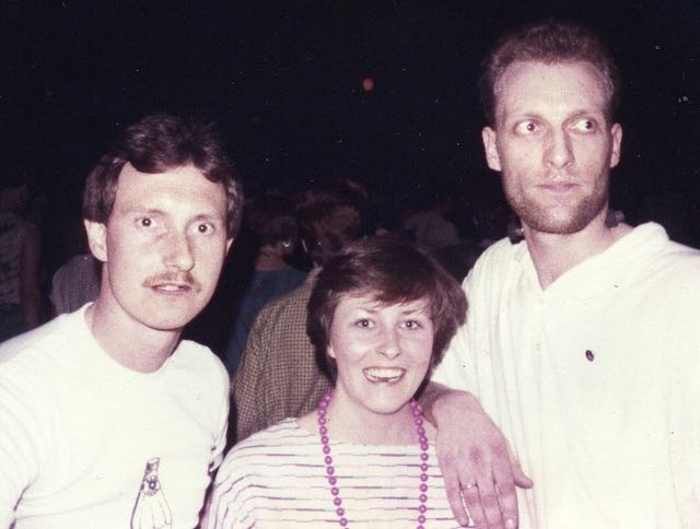 Billy Mercer ,Penny and Rob Marriott TOW Stafford Mid 80s (© Stuart & Penny Raith)