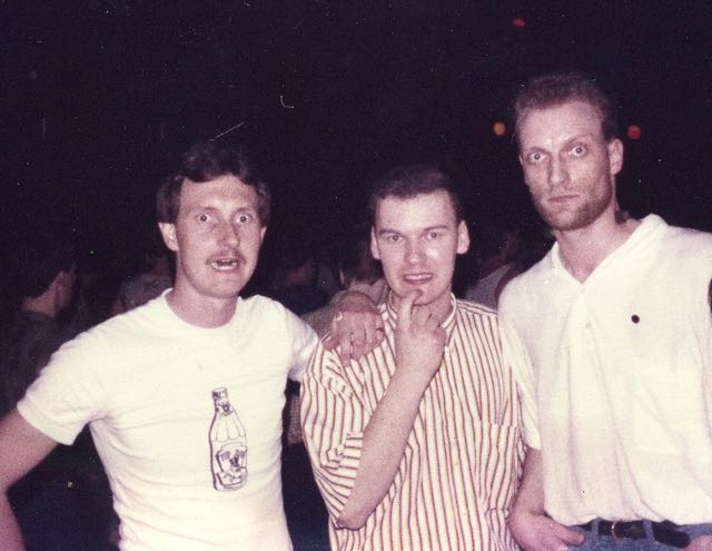 Billy Mercer, Stu and Rob Marriott TOW Stafford mid 80s (© Stuart & Penny Raith)