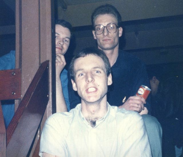 Stu Raith, Gis Southworth and Rob -TOTW Stafford mid 80s (© Stuart & Penny Raith)