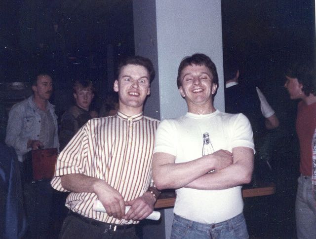 Stuart Raith and Gaz Kellet TOTW Mid 80s (© Stuart & Penny Raith)