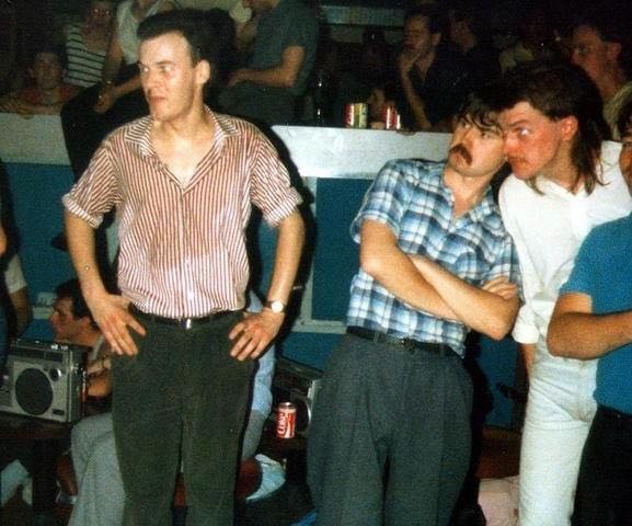 Very Sweaty Stu.. Stan to the right..Eddie Parker and Lorraine Chandler night TOTW (© Stuart & Penny Raith)