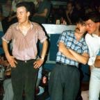 Very Sweaty Stu.. Stan to the right..Eddie Parker and Lorraine Chandler night TOTW (© Stuart & Penny Raith)