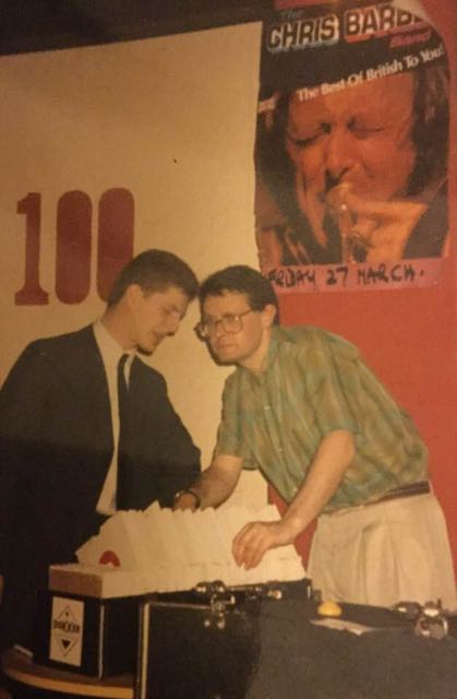 Tony Smith & Ian Clark 100 Club March 1987 (© Tony Smith)