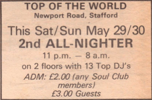 Stafford Echoes Ad 1982