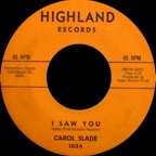 1034 - Carol Slade - I Saw You - Highland