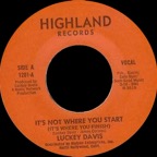 1201 - Luckey Davis - It's Not Where You Start - Highland (Orange)