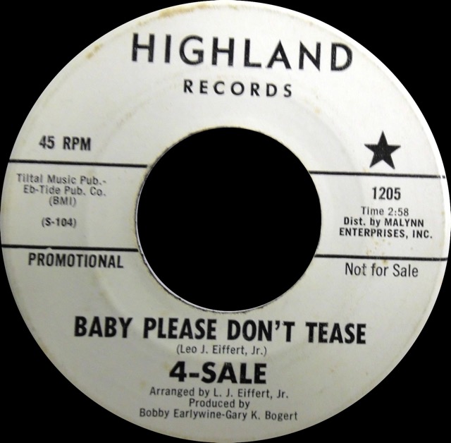 1205 - 4-Sale - Baby Please Don't Tease - Highland DJ