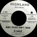 1205 - 4-Sale - Baby Please Don't Tease - Highland DJ