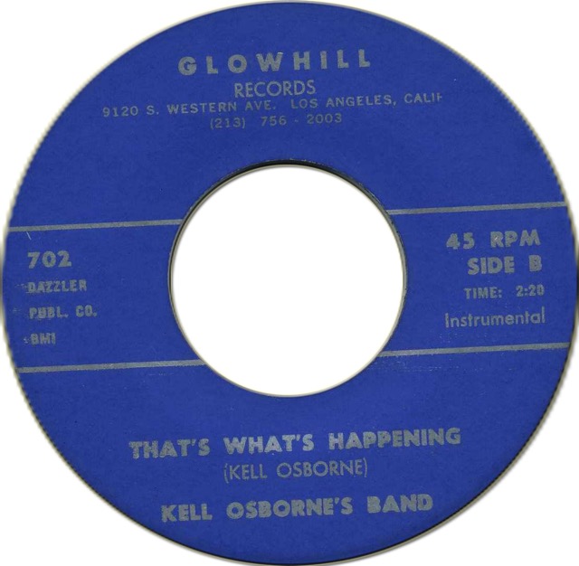 Kell Osbornes Band - Thats Whats Happening - Glowhill label.jpg