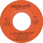 Luckey Davis - It's Not Where You Start - Highland (Orange) 1201