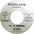 4-Sale - Try To Remember - Highland 1205 DJ