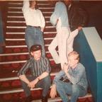 Liz Schmitz, Dean Anderson, ?, Gary Baker and Blondie (© Amanda Sullivan)