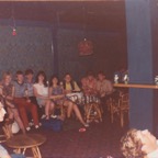  Barry Wilkes, upstairs at TOTW before they opened the main room at 2.00? This is about 1983 or very early 84 — with Debbie Wilkes and Amanda Baron (© Barry Wilkes)